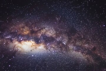 Wall Mural - Stunning time lapse of stars moving across the night sky in clear darkness, Beautiful time lapse of the stars moving across the night sky