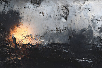 Wall Mural - old wall texture smeared engine oil cement dark black gray background abstract grey color design are