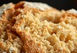 © Krit - Close-up of rustic sourdough bread crumb texture, showing air pockets and irregular surface,   abstract,   photography