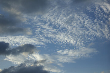 Wall Mural - it's a cloudy evening sky.