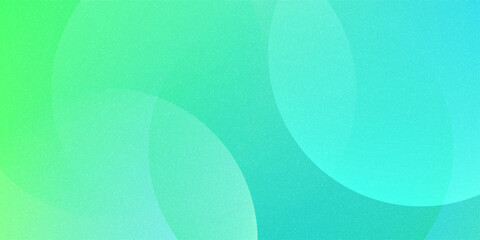 Poster - minimalist banner background,green and blue gradations,soft color,memphis,circle pattern.