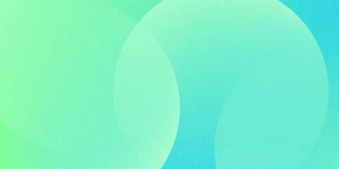 Poster - minimalist banner background,green and blue gradations,soft color,memphis,circle pattern.