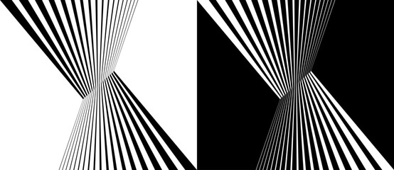 Wall Mural - abstract background with lines pattern. perspective grid vector. black shape on a white background a
