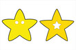 © Shapona - Five pointed yellow star icon. Cartoon illustration of five pointed yellow star vector icon for design element