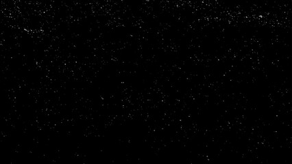 Wall Mural - Abstract grainy texture isolated on black background. Top view. Starry night sky galaxy space background.