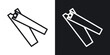 © ramsey - Nail clippers icon vector pictogram. UI. EPS10. - Vector