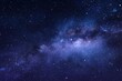 © PNG - Dark blue night starry sky. Space background. Milky Way and star on dark background. Universe filled with stars. Space galaxy
