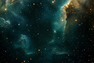 Wall Mural - Vast galaxy-inspired backdrop featuring scattered stars illuminating the cosmic expanse