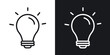 © ramsey - Light bulb icon for apps, websites and graphic projects.