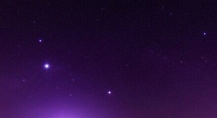 starry sky, starry background, night scene, deep purple color tone, bright stars twinkling in the da