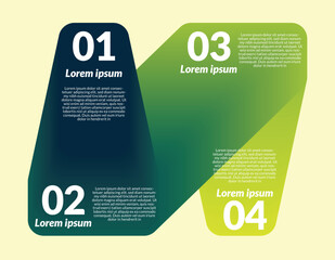 Wall Mural - Green gradient Infographic data analyzing design business template Vector for diagram, label, presentations, workflow layout, banner, flow chart, info graph EPS 10