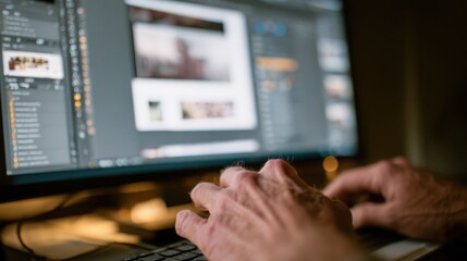 First-person View of Adjusting Image Resolution in Publishing Software