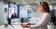 © Andrey Popov - Senior Real Estate Realtor Assisting Elderly Client Via Remote