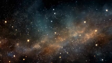 Wall Mural - Expansive view of the cosmos filled with countless twinkling stars, glowing nebula clouds, and distant galaxies in the vast universe, stunning deep space astronomy background for science