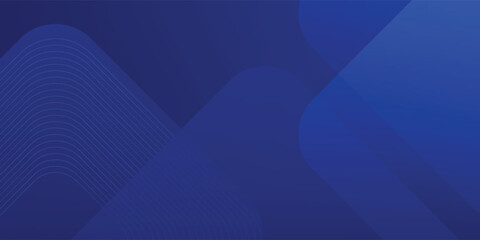 Wall Mural - Abstract blue background. Modern simple blue geometric design. Minimal shapes. Suit for booklet, brochure, banner, poster, website, flyer, cover, corporate, backdrop. Vector illustration