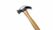 © Jalal - Top View of a New Claw Hammer with a Wooden Handle on a Light Grey Background