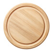 © khairul hadi - Round wooden cutting board with groove detail transparent PNG isolated background