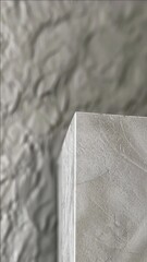 Wall Mural - a detailed close-up of a moon's crater walls and its surrounding rocky terrain, highlighting the str
