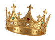 © Mozammel - golden 3d king crown isolated on background white