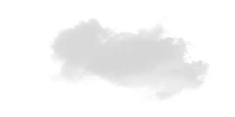 a blurry grey cloud like shape isolated against a solid black background in a simple composition
