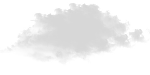 Wall Mural - Isolated light gray cloud shape with pixelated edges on a solid black background in a simple design
