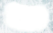 © volff - Beautiful ice frost patterns arranged as frame with out background png file.