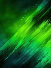 Poster - black and green gradient brush texture background vibrant sport background with grunge style