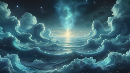 abstract blue background