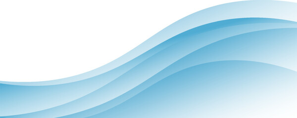 Wall Mural - Blue and white business wave banner background. vector