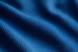  Close-Up Blue Polyester Mesh Sportswear Fabric Breathable Texture
