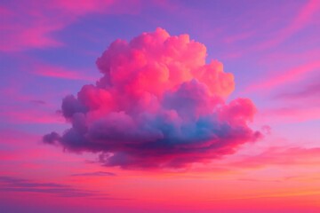 Wall Mural - A Symphony of Pink and Blue Clouds