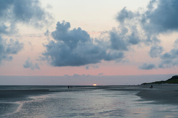 Wall Mural - sunset on the beach