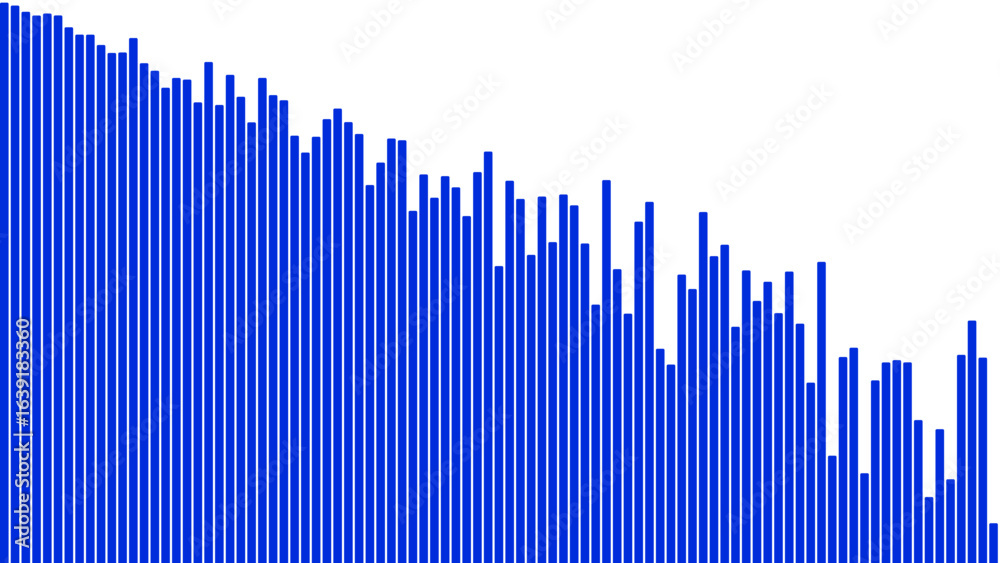 Blue bar chart graph data visualization information design analysis ...