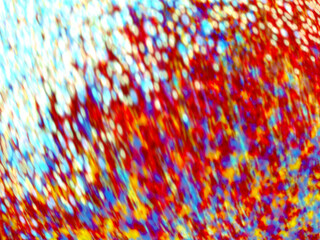 Poster - Abstract red motion background with dynamic dotted pattern