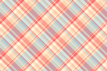 Poster - Soft plaid pattern with pastel hues. Calming and gentle texture, perfect for backgrounds, textiles, or design projects needing a touch of subtle elegance.
