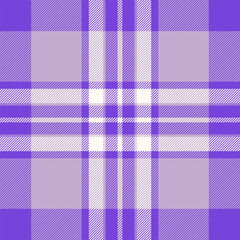 Poster - Classic plaid pattern in shades of purple and offwhite. Perfect for backgrounds, textiles, or design elements needing a traditional, yet modern feel. Versatile and stylish.