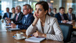 © Miri - business team working in office, class, meeting