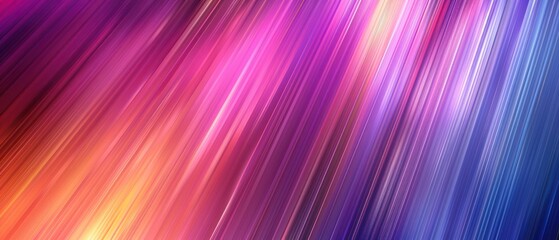 Wall Mural - illustration bright graphic abstract modern shape stripes banner design Ultra Wide Bright Striped Gradient.