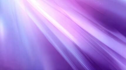 Poster - Soft light rays cut through a soothing mix of purple and pink tones, creating a tranquil and colorful atmosphere ideal for artistic use and design purposes.