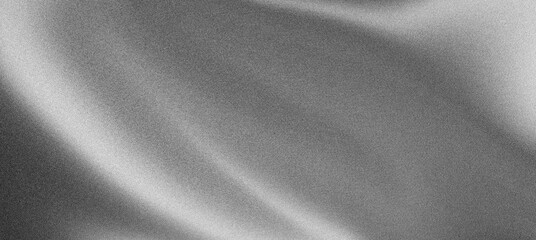 Wall Mural - white gray grainy background, grayscale abstract gradient shape noise texture wide banner header cov
