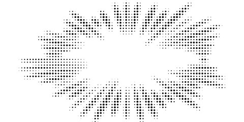Wall Mural - Black polka dots seamless pattern on white background. Halftone minimalist abstract wall in diagonal lines. eps10
