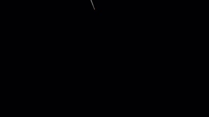 Wall Mural - far off meteor, comet, asteroid or missile 004 flying across the sky for impact, 4k 24p, alpha chann