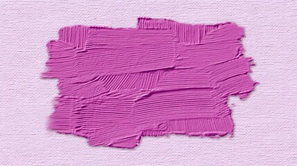 Poster - Purple paint sweeping across lavender canvas, creating vibrant abstract artistic expression with bold brushwork