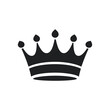 © Mahmud Creative - Black crown icon illustration, a symbol of royalty and leadership design