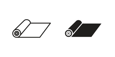 Construction film roll icon elements. doodle graphics icons.