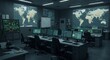 © Firman Dasmir - Sophisticated and Secure: An Empty Military Command Center Ready for Action