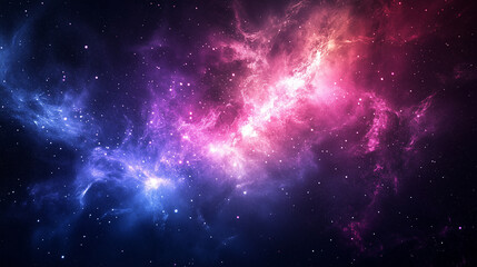 Wall Mural - Abstract cosmos background. Space dark background with fragment of our galaxy