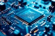 © Art Jabz - Close-up of a microchip on a circuit board