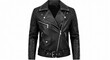 © Muhammad Nadeem - Edgy studded black leather moto jacket with quilted shoulders