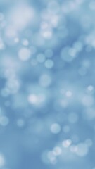Wall Mural - abstract blurred glowing blue particles loop vertical background.